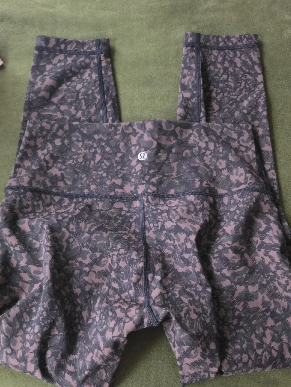 lululemon athletica Purple & Black Printed Leggings